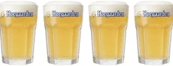 Hoegaarden Bierglazen Witbier 330 ml - 4 Stuks