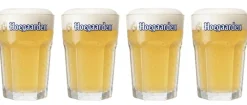 Hoegaarden Bierglazen Witbier 250 ml - 4 Stuks