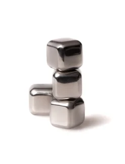 Jay Hill Whiskey Stenen / Koelstenen - RVS - 4 stuks