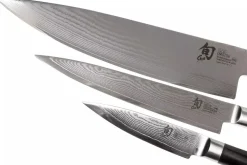 Kai Messenset Shun Classic - 32 lagen damaststaal - (Officemes + Universeel Mes + Koksmes) 3-delig - DMS-300