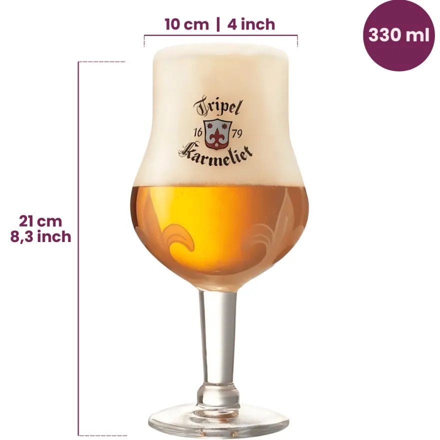 Karmeliet Bierglazen - 330 ml - 6 stuks