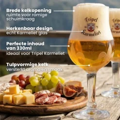 Karmeliet Bierglazen - 330 ml - 6 stuks