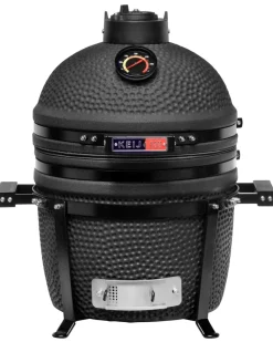 Keij Kamado BBQ Legend Compact Matt Black - 15 inch