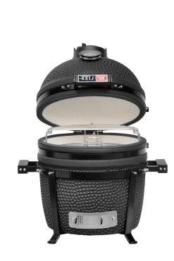 Keij Kamado BBQ Legend Compact Matt Black - 15 inch