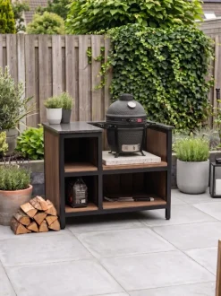 Keij Kamado BBQ Legend Compact Matt Black - 15 inch