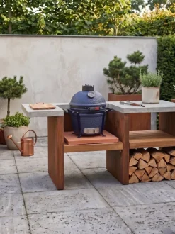 Keij Kamado BBQ Legend Compact Blue - 15 inch
