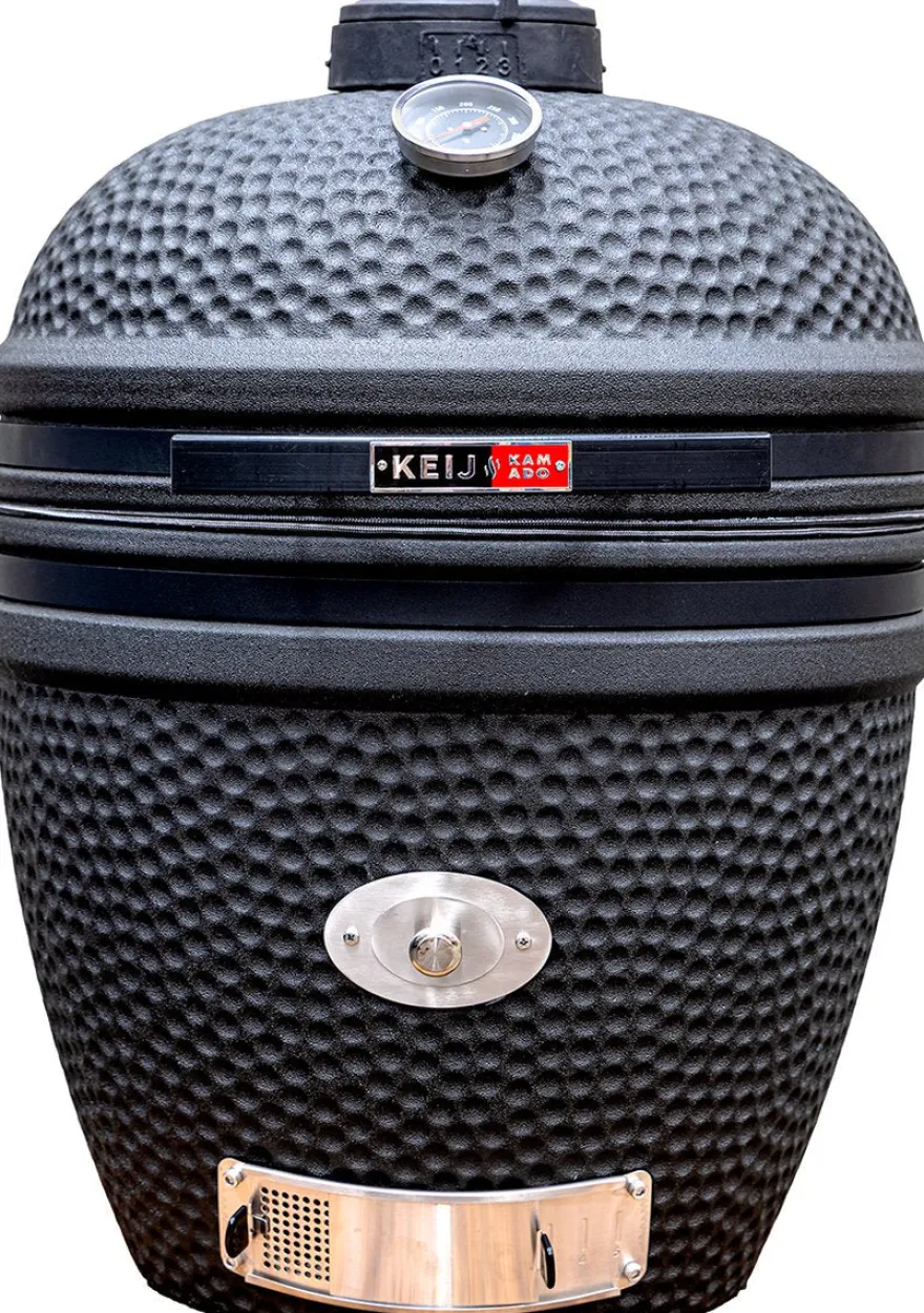 Keij Kamado BBQ Legend Large Black - Solo - 21 inch