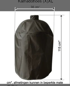 Keij Kamado BBQ Legend XL Matt Black - 23 inch