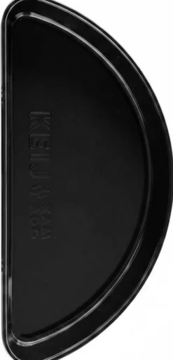 Keij Kamado BBQ Lekbak / Drip Tray Halve Maan Large - Emaille - voor 21 inch Kamado's - Universeel