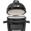 Keij Kamado BBQ Startersset - Legend Compact Black 15 inch - met Houtskool, Aanmaakwokkels & Kolenmand