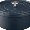 Keij Kamado Dutch Oven / Braadpan Blauw - Geëmailleerd Gietijzer - ø 24 cm / 3.5 liter