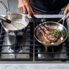 KitchenAid Koekenpannenset - Multi-Ply RVS - ø 24 en 28 cm - zonder anti-aanbaklaag