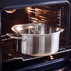 KitchenAid Pannenset Multi-Ply Stainless Steel 4-delig - RVS - Kookpan ø 20, 24 cm, Steelpan ø 16 cm & Koekenpan ø 24 cm