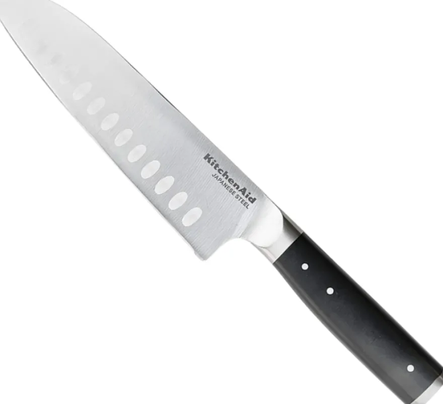 KitchenAid Santokumes Gourmet 18 cm + Gratis mesbeschermer