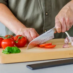 KitchenAid Santokumes Gourmet 18 cm + Gratis mesbeschermer
