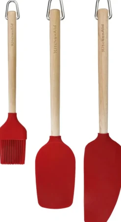 KitchenAid Spatelset Core Keizerrood Berkenhout 3-delig