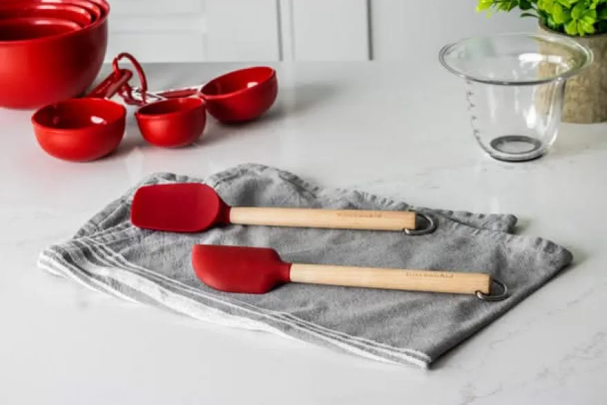 KitchenAid Spatelset Core Keizerrood Berkenhout 2-delig