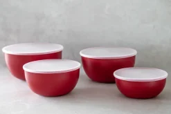 KitchenAid Vershoudbakjes / Kommen Core Keizerrood - met deksels - 4 Stuks