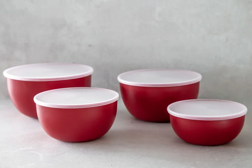KitchenAid Vershoudbakjes / Kommen Core Keizerrood - met deksels - 4 Stuks