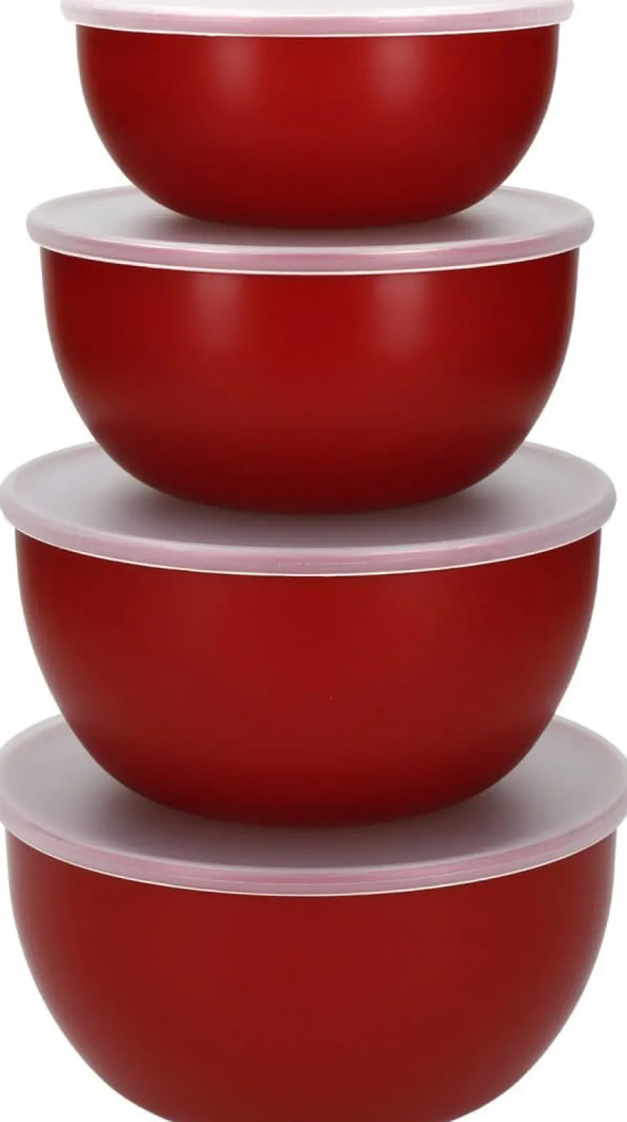 KitchenAid Vershoudbakjes / Kommen Core Keizerrood - met deksels - 4 Stuks