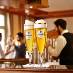 Krombacher Bierglazen op Voet 300 ml - 6 stuks
