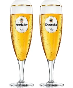 Krombacher Bierglazen op Voet 300 ml - 2 stuks