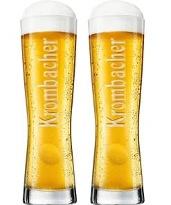 Krombacher Bierglazen Star Cup 250 ml - 2 stuks