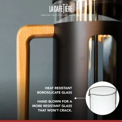 La Cafetière Cafetiere Pisa Zwart 350 ml / 3 kops