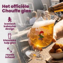 La Chouffe Bierglazen 330 ml - 4 Stuks