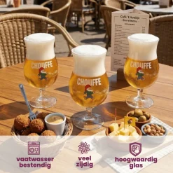 La Chouffe Bierglazen 330 ml - 4 Stuks