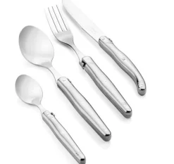 Laguiole Style De Vie Bestekset & Bestekbak - Premium Line - RVS - 24 delig / 6 personen