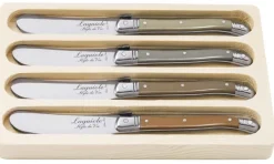 Laguiole Style de Vie Botermessen Treasure 4 stuks