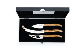 Laguiole Style de Vie Kaasmessenset Luxury Line Olijfhout - 3 stuks