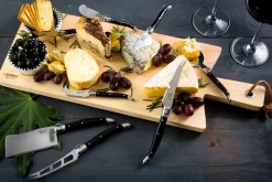 Laguiole Style De Vie Kaasmessenset met Plank - 9-delig