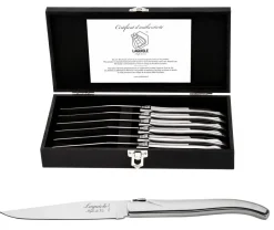 Laguiole Style de Vie Steakmessen Luxury Line RVS - 6 stuks