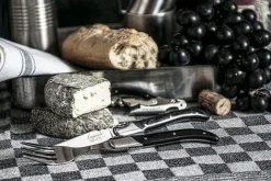 Laguiole Style de Vie Steakvorken Luxury Line Zwart Ebbenhout - 6 stuks