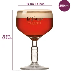 La Trappe Bierglazen 250 ml - 2 stuks
