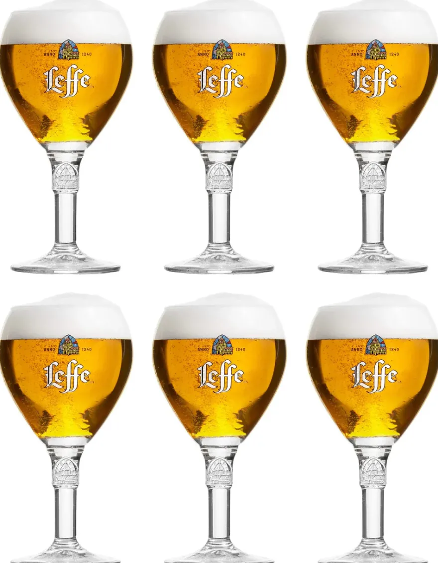 Leffe Bierglazen 250 ml - 6 Stuks