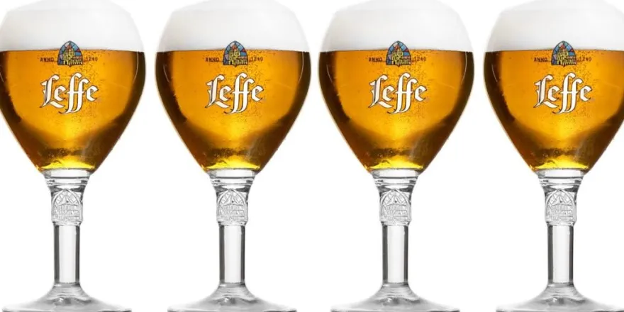 Leffe Bierglazen - 330 ml - 4 stuks