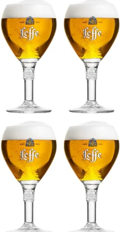 Leffe Bierglazen 250 ml - 4 Stuks