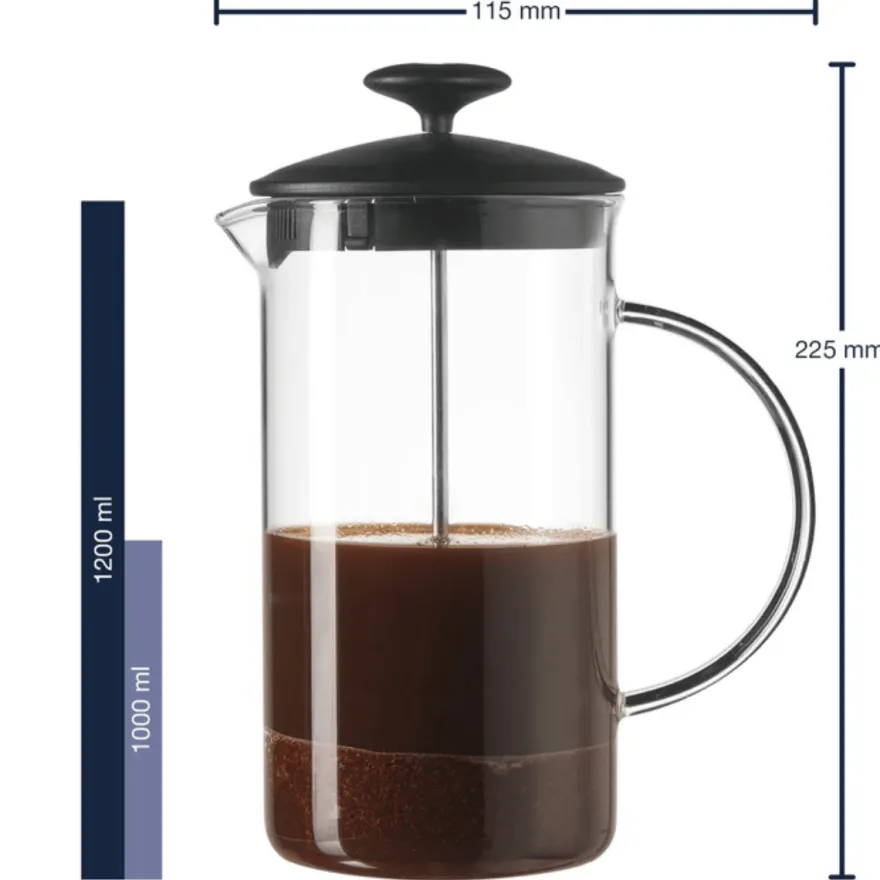 Leonardo Cafetiere Caffee Per Me 1 Liter