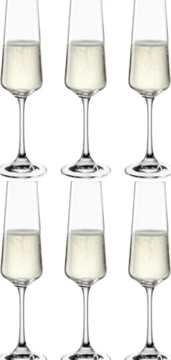Leonardo Champagneglazen / Flutes - Paladino - 220 ml - 6 stuks