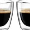 Leonardo Dubbelwandige Espresso Glazen Duo 100 ml - 2 Stuks