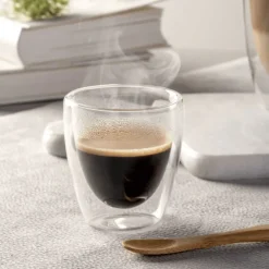 Leonardo Dubbelwandige Espresso Glazen Duo 100 ml - 2 Stuks