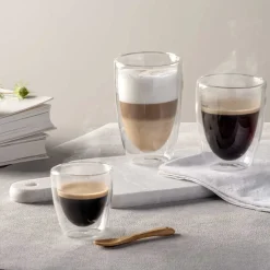 Leonardo Dubbelwandige Koffieglazen Duo 300 ml - 2 Stuks