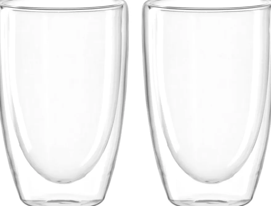 Leonardo Dubbelwandige Latte Macchiato Glazen Duo 400 ml - 2 stuks