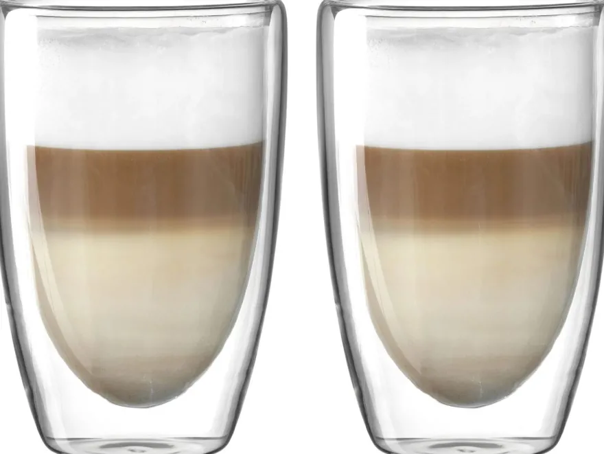 Leonardo Dubbelwandige Latte Macchiato Glazen Duo 400 ml - 2 stuks