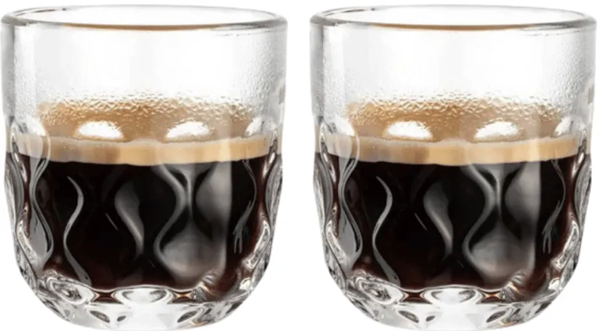 Leonardo Espressoglazen - Gocce Due - 60 ml - 2 Stuks