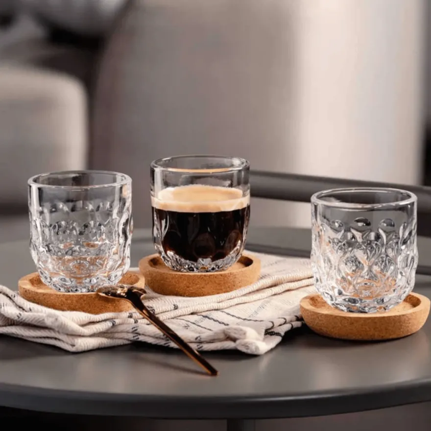 Leonardo Espressoglazen - Gocce Tre - 60 ml - 2 Stuks