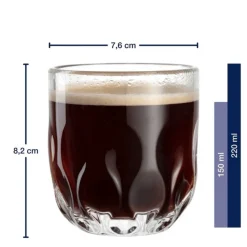 Leonardo Koffieglazen - Gocce Tre - 220 ml - 2 Stuks